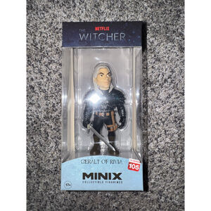 Boys MINIX Geralt of Rivia Action Figure One Size Black White